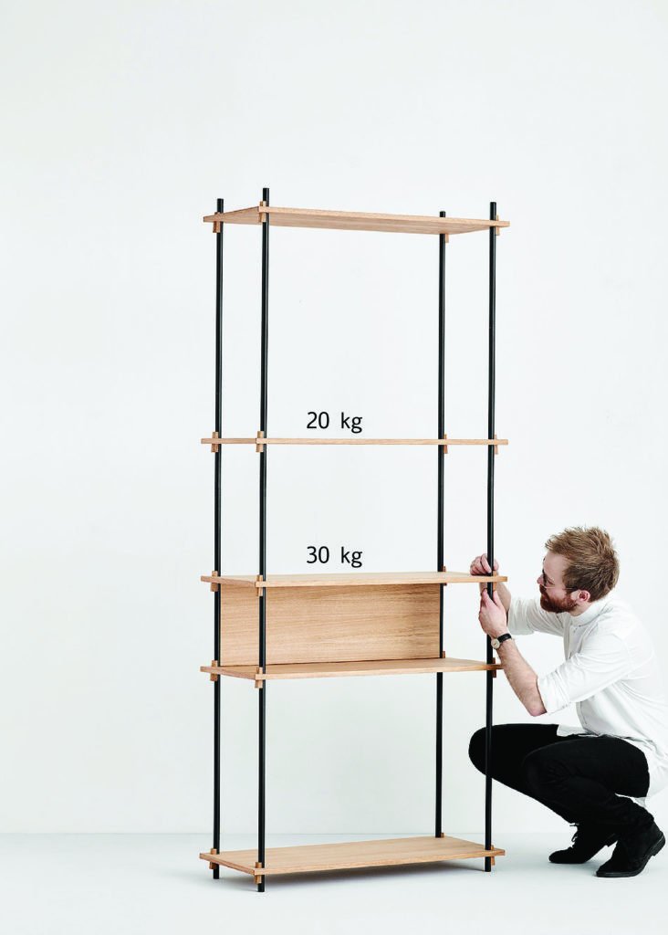 MOEBE Regalsystem: Bau dein eigenes Möbelstück, passt sich deinen  Bedürfnissen an
