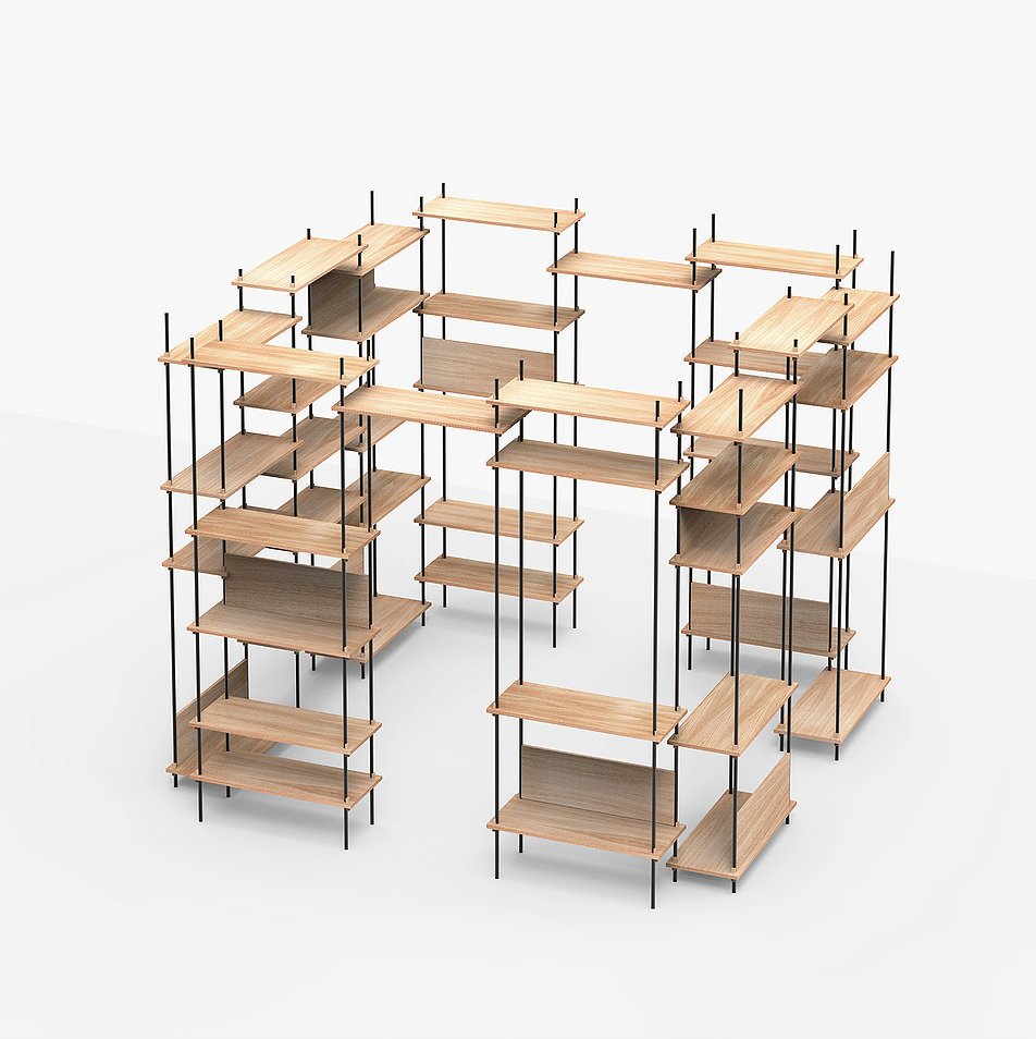 Woodenscherben im Meeting-Room mit weißem Hintergrund