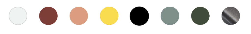 Zwei Kreise, ein gelber Sonne, ein schwarzer Mond nebeneinander