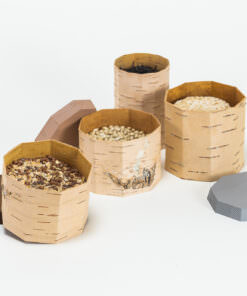 Stilvolle Birkensperrholz-Lagerserie mit naturalen Elementen und minimalistischen Deckeln für lokaldesign.de