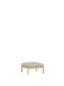Modernes weißes Designmöbel‑Sofa im minimalistischen Stil, ideal für nachhaltige Interior‑Einrichtung im Wohnbereich
