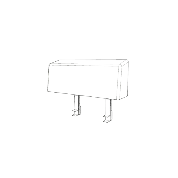 Weißes LD03 Sofa mit klarer Rückenklehne, modernes Designmöbel, nachhaltige Einrichtung für Hamburger Interior