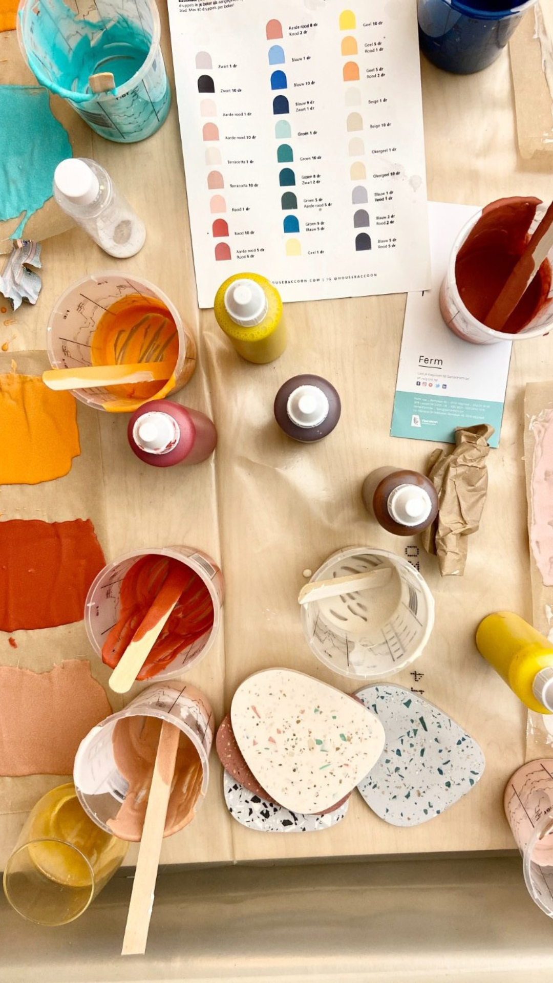 Terrazzo-Workshop Donnerstag, 30. Oktober 2025, 18:00-21:00h