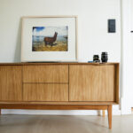 Beluga Lowboard aus Hafenholz, 130×45×60 cm, nachhaltiges Designmöbel im modernen Interior, Hamburg, hochwertige Einrichtung
