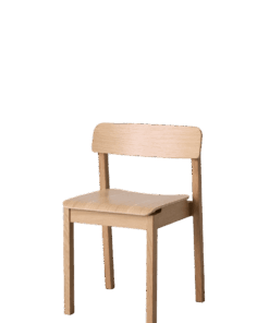 Heller Holzstuhl im minimalistischen Design, nachhaltige Designmöbel für Interior und Wohnaccessoires, Hamburg