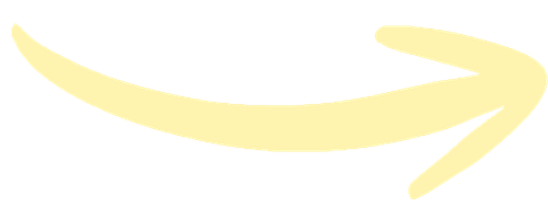 Minimalistisches geschwungenes Pfeilsymbol in hellem Gelb