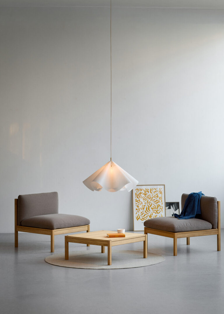 MOEBE Modular Sofa in Herbstfarben